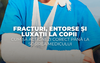 Fracturi, entorse și luxații la copii – cum să acționezi corect până la sosirea medicului