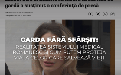 Garda fără sfârșit: realitatea sistemului medical românesc și cum putem proteja viața celor care salvează vieți