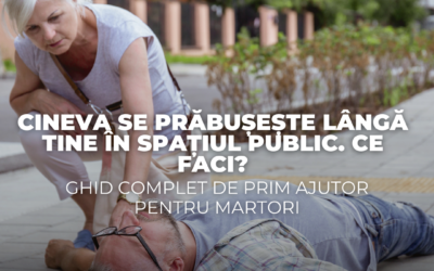 Cineva se prăbușește lângă tine în spațiul public. Ce faci?