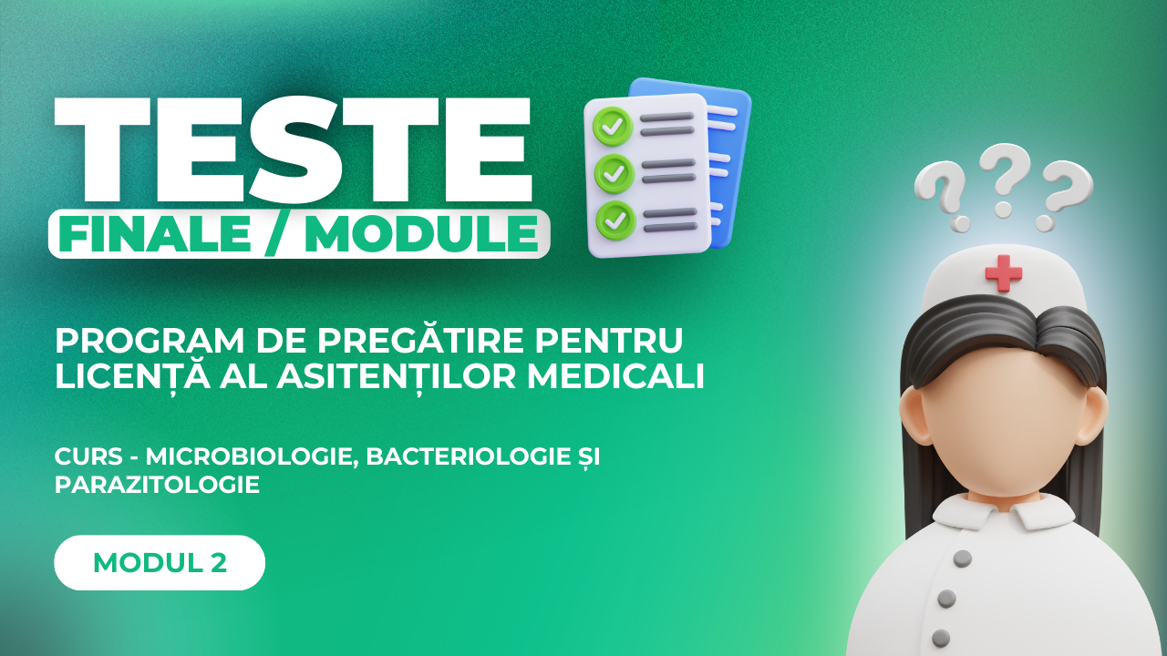 Test Final – Modulul 2 – Microbiologie, Virusologie și Parazitologie