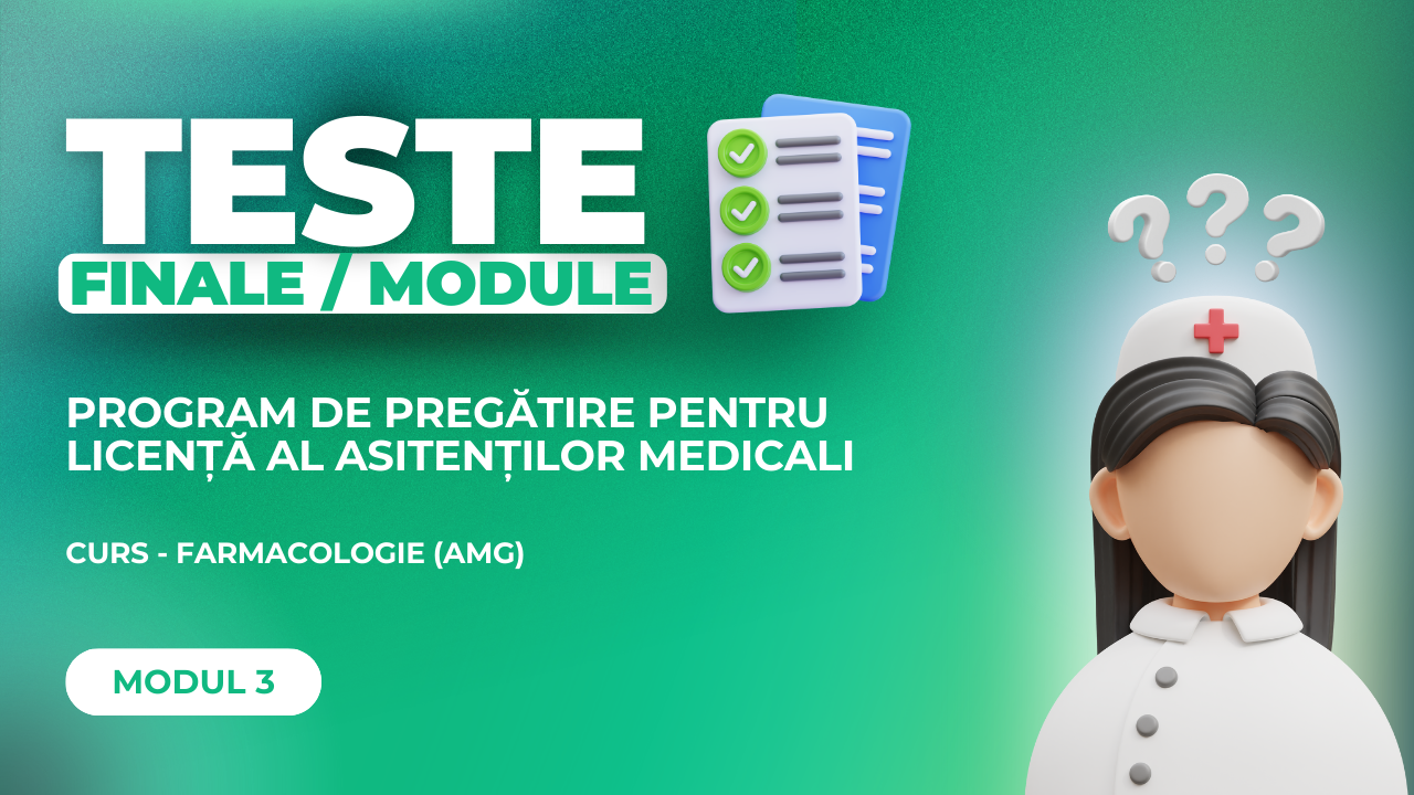 Test Final: Farmacologie (AMG)