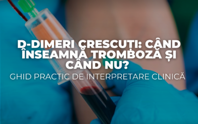 D-dimeri crescuți: când înseamnă tromboză și când nu?