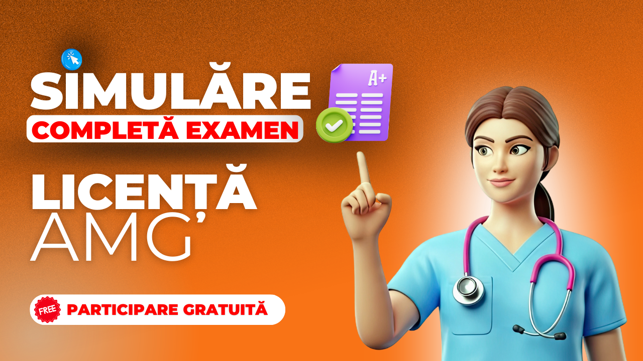 Simulare Examen Licență AMG – 8 Martie 2026