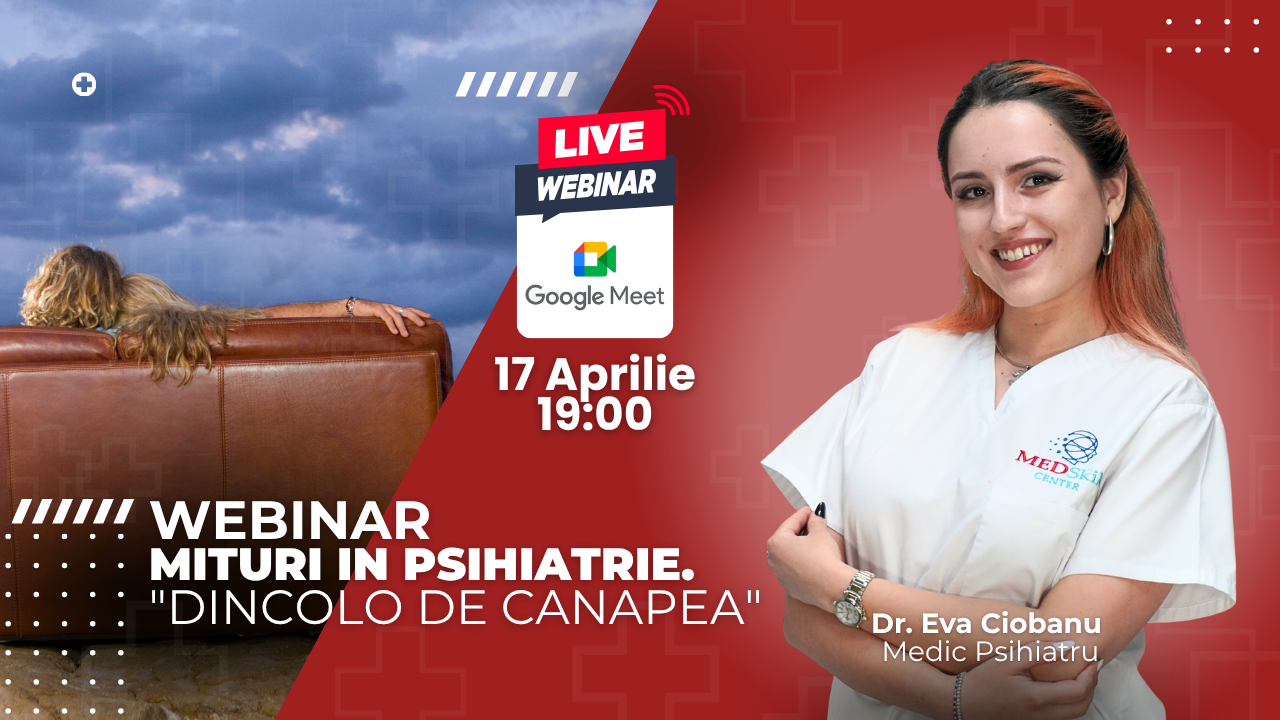 WEBINAR – Mituri in psihiatrie. „Dincolo de canapea”