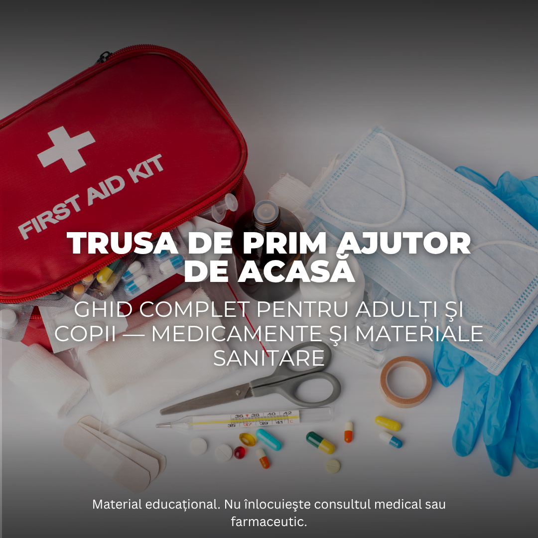 Trusa de prim ajutor de acasă Trusa de prim ajutor de acasă