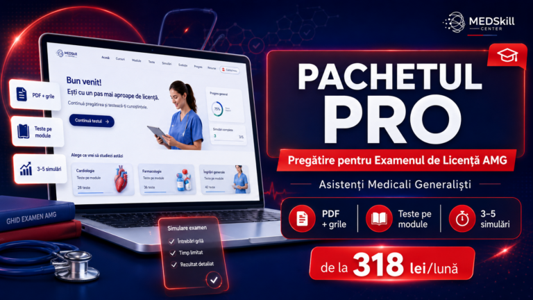Pachet PRO – Programul de Pregătire pentru Examenul de Licență AMG
