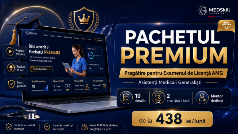 Pachet PREMIUM – Programul de Pregătire pentru Examenul de Licență AMG