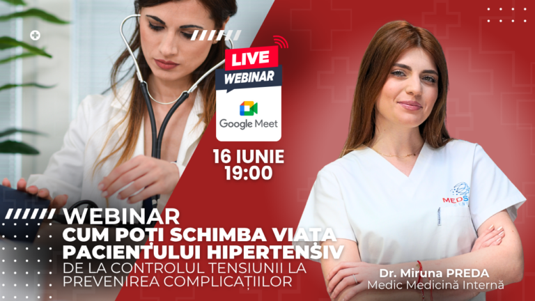 WEBINAR – Cum poți schimba viața pacientului hipertensiv